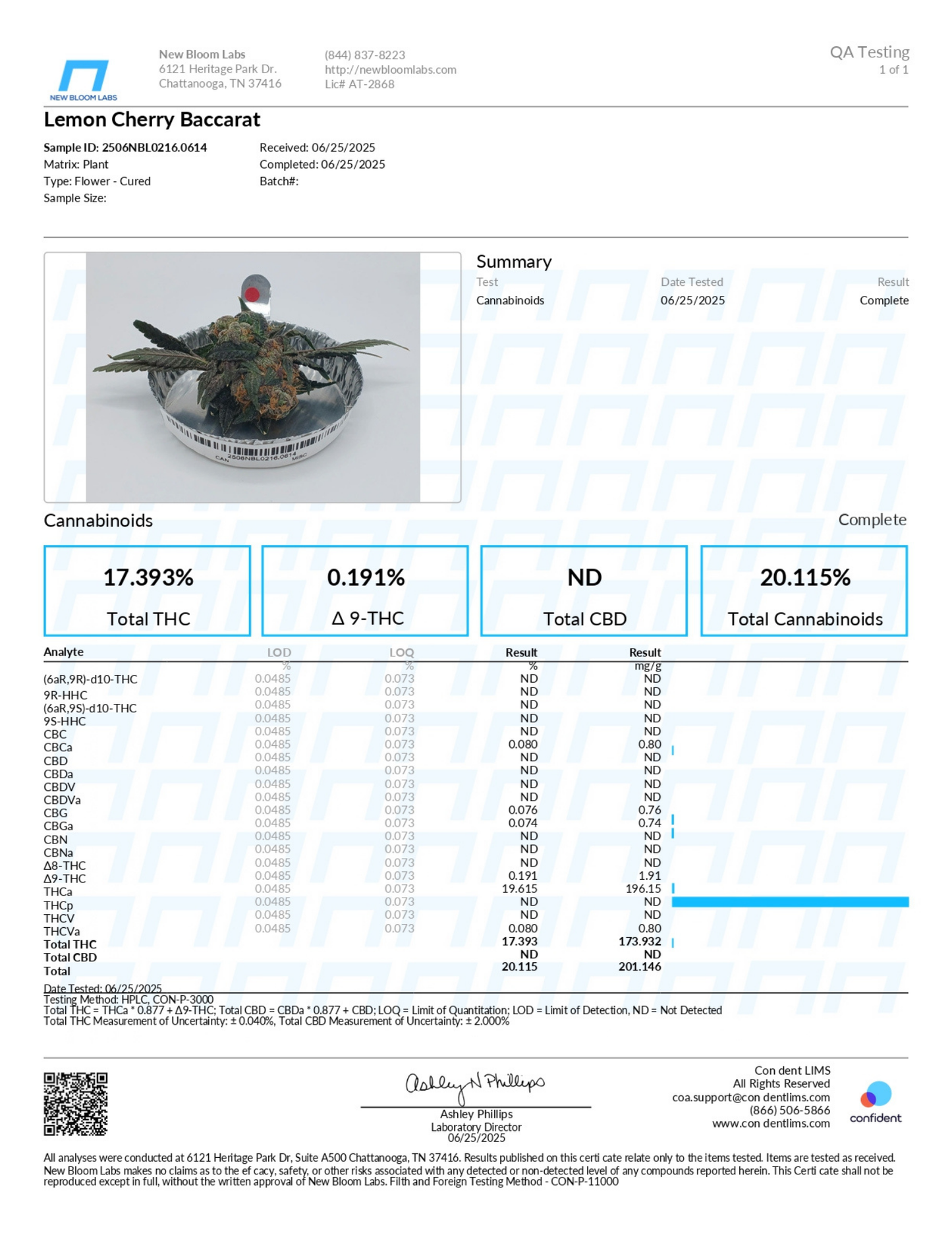 Lemon Cherry Baccarat THCA Flower