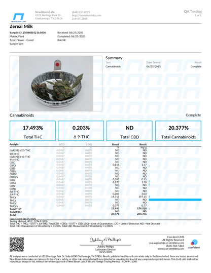 Zereal Milk THCA Flower